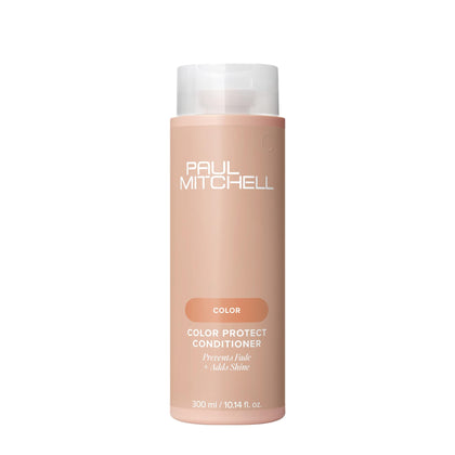 Paul Mitchell bottle front view showing label and color-safe benefit