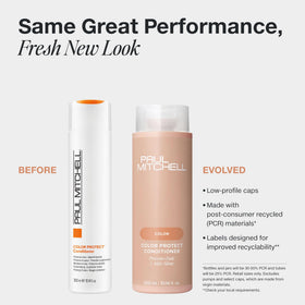 Paul Mitchell conditioner cap and nozzle detail for easy dispensing benefit