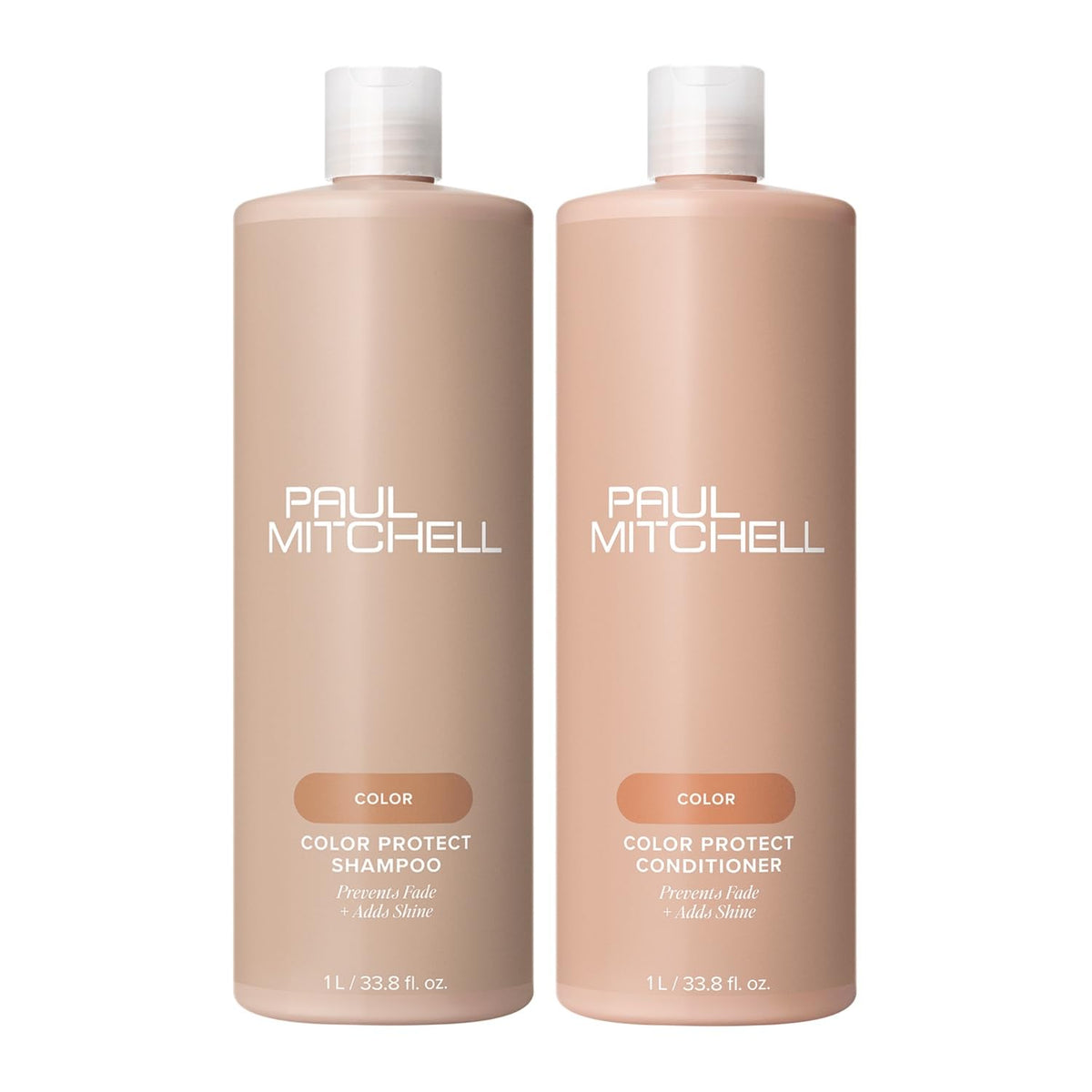 Paul Mitchell front packaging showing both large color-protect bottles and clear labeling of benefits