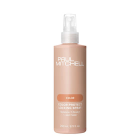 Paul Mitchell bottle front view showing product and vibrant shine benefit