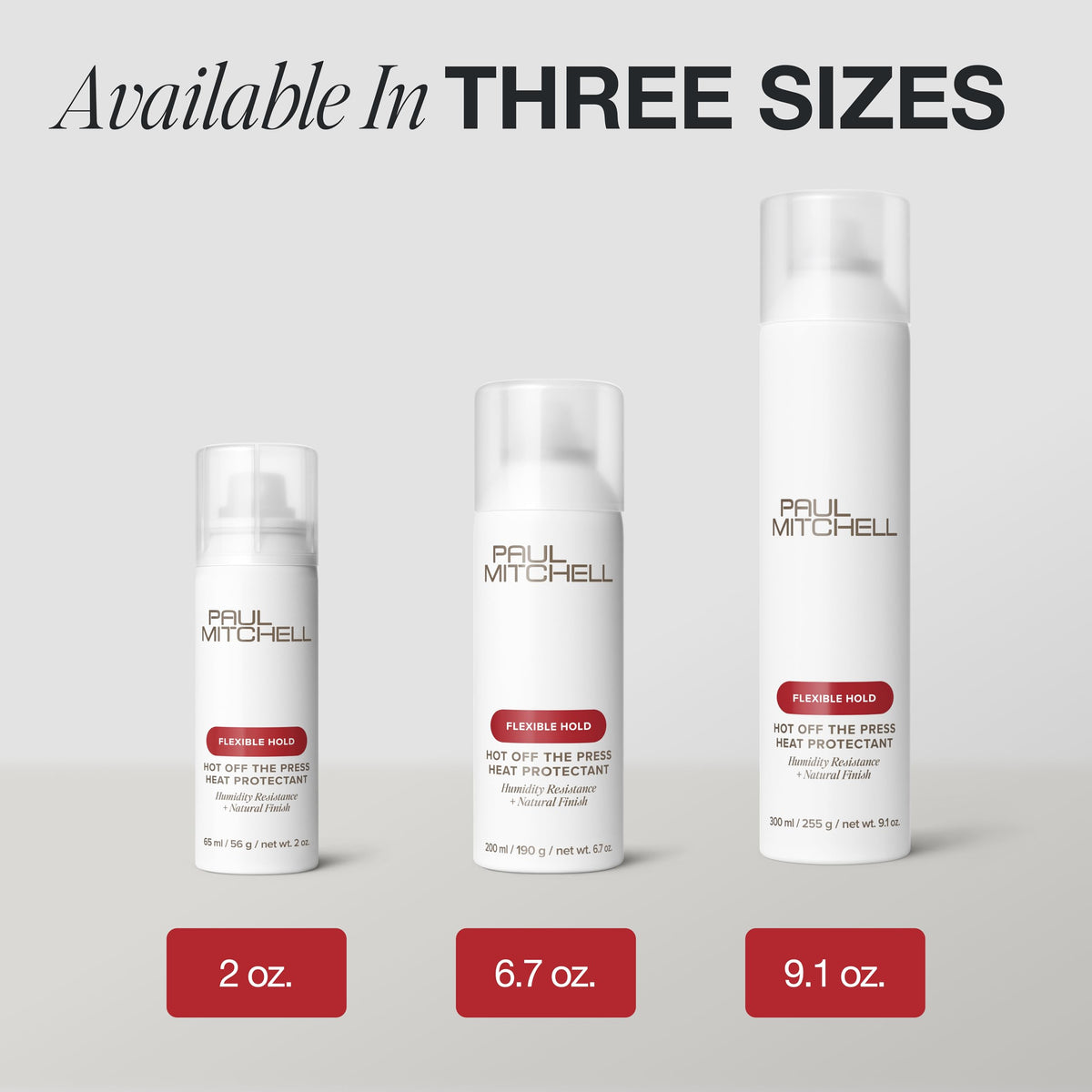 paul mitchell product near flat iron illustrating thermal protection use