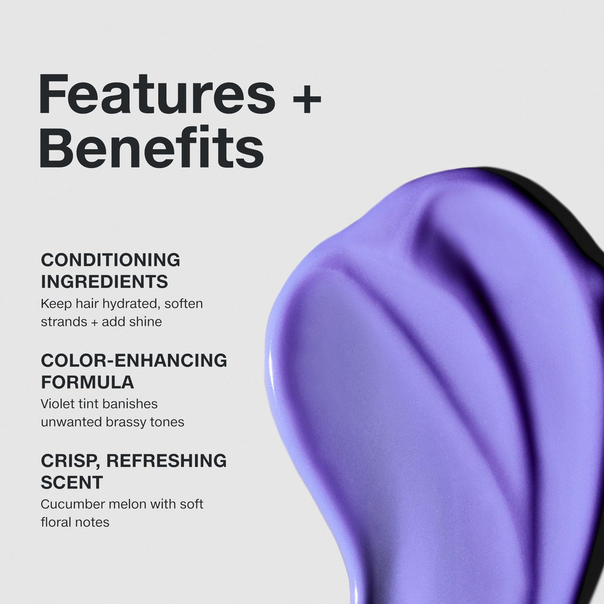 Applying Paul Mitchell conditioner in hair to reduce brassiness and smooth strands