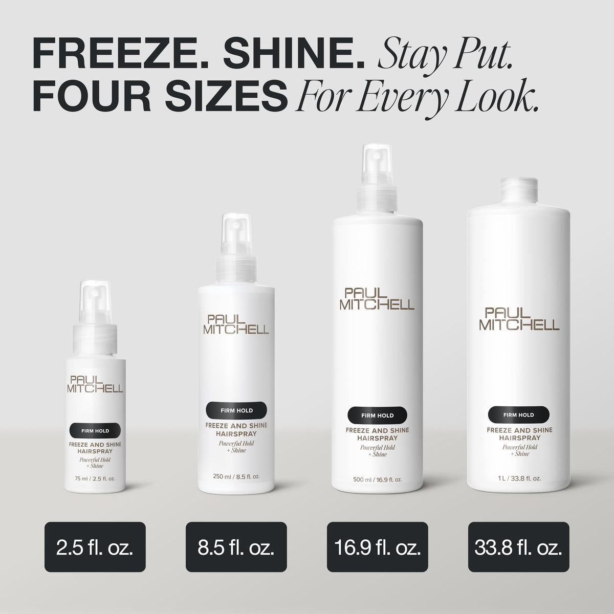 Paul Mitchell packaging with recycled-material callout demonstrating sustainability