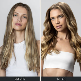 Paul Mitchell spray texture shot capturing fine mist for even distribution