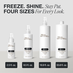 Paul Mitchell before-and-after on coarse hair showing improved hold and smoothness