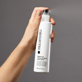Paul Mitchell label close-up highlighting product name and scent benefits