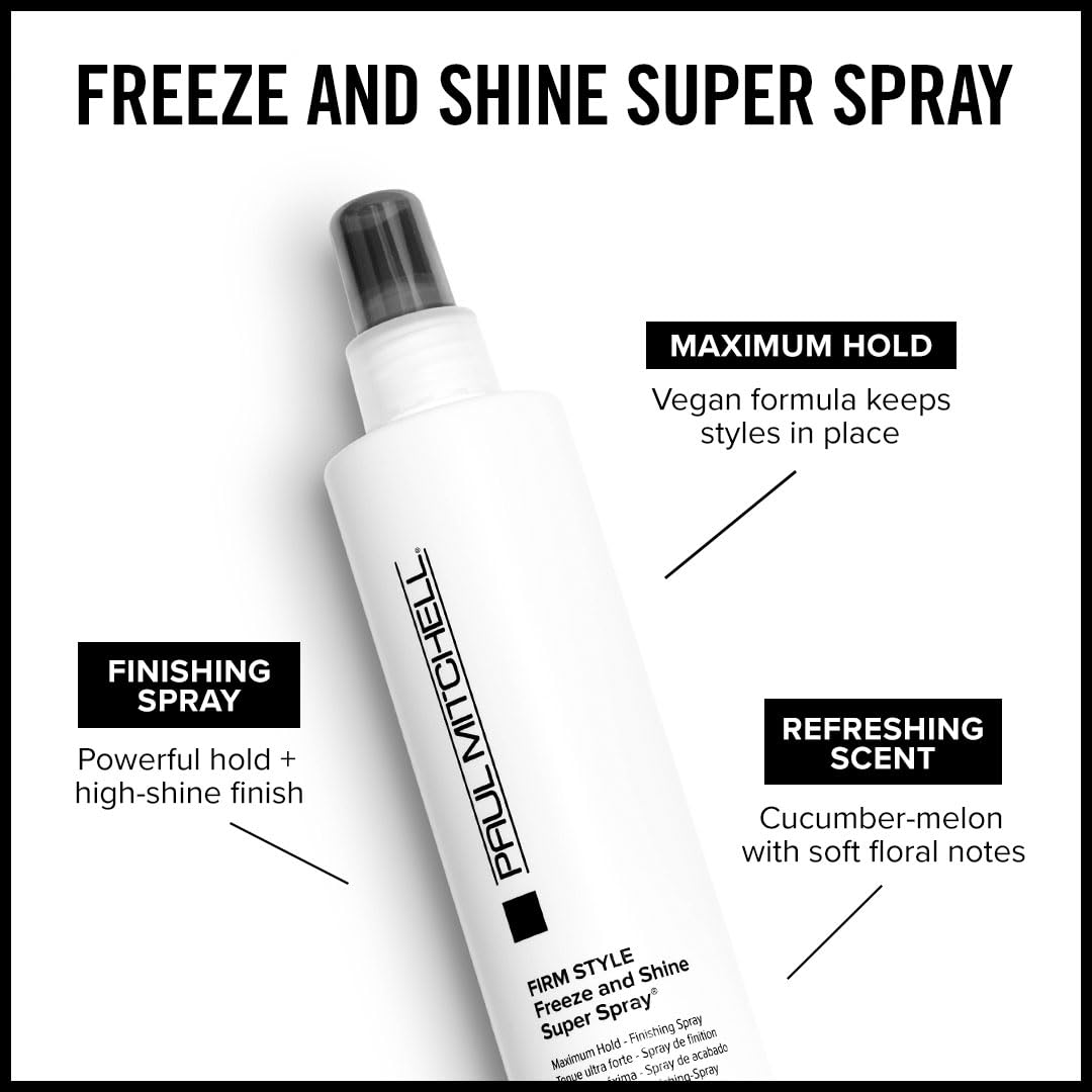 Paul Mitchell spray mist close-up demonstrating precise non-aerosol application