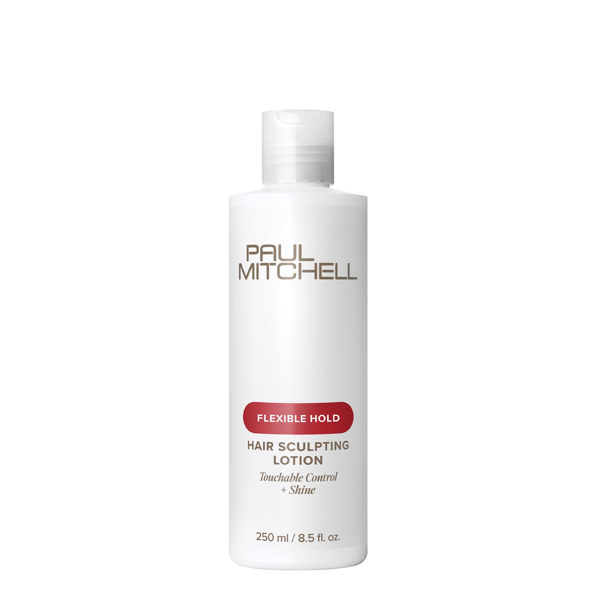 Paul Mitchell front label bottle showing product and clear benefits