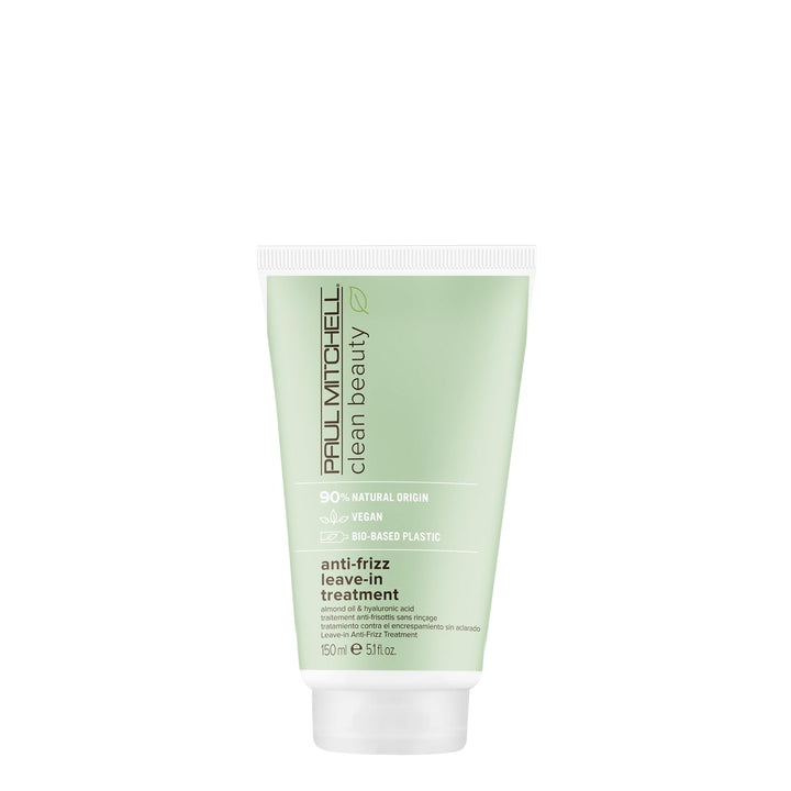 Paul Mitchell front packaging showing clean beauty anti‑frizz treatment benefits