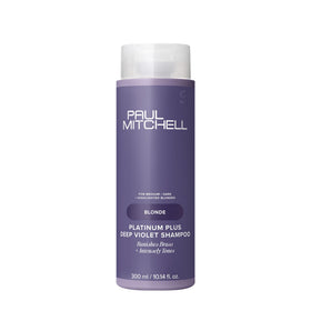Paul Mitchell front packaging showing bottle and bold violet color benefit