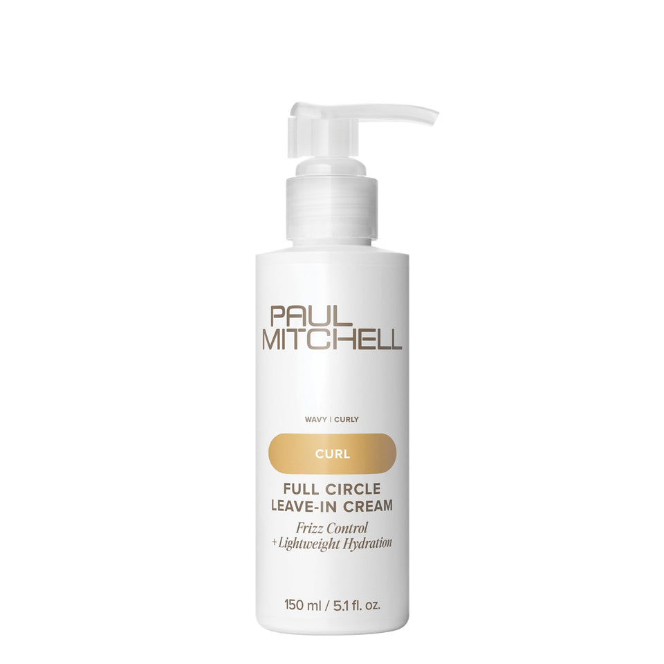 Paul Mitchell full circle front packaging showing product and size benefit hydration