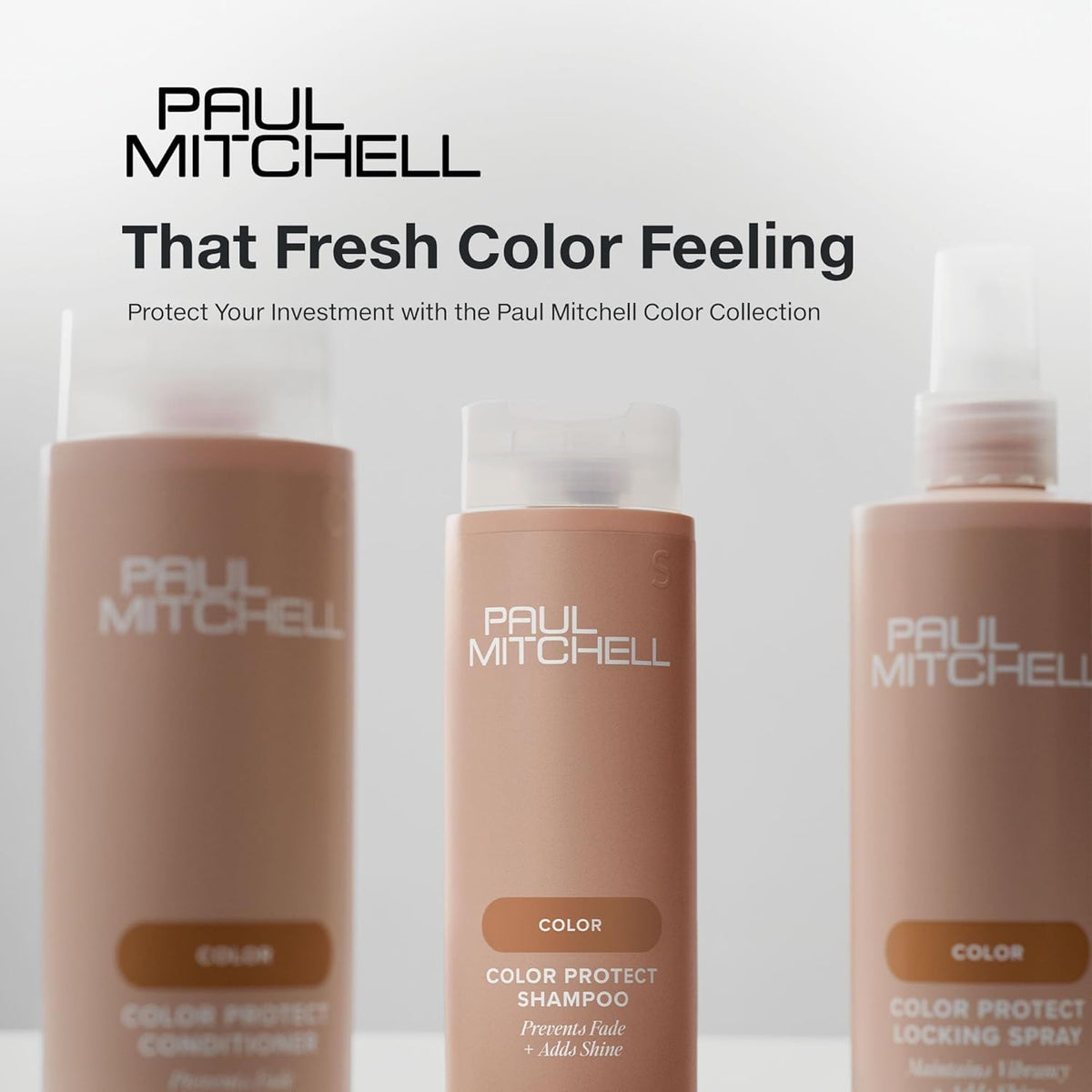 Paul Mitchell gift set styled on holiday table for easy gifting