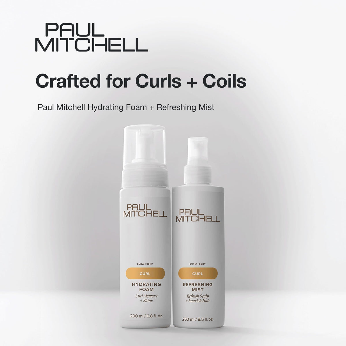 Paul Mitchell product styled on bathroom shelf implying everyday styling convenience