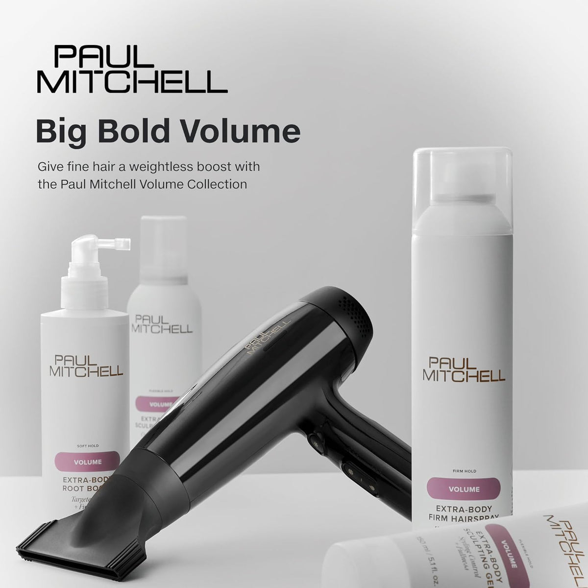 Paul Mitchell in a salon setting showing styling versatility and professional finish