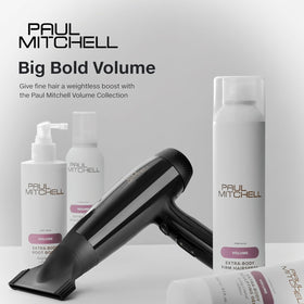 Paul Mitchell in a salon setting showing styling versatility and professional finish
