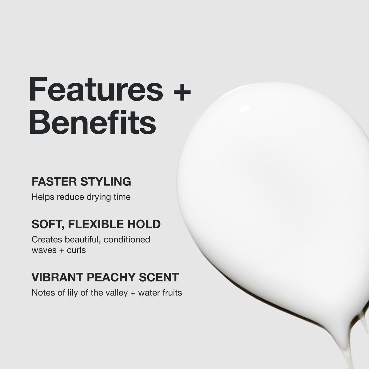 Paul Mitchell Quick Slip close-up texture showing lightweight cream for soft texture