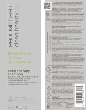 Paul Mitchell bio-based plastic bottle emphasizing reduced virgin plastic use
