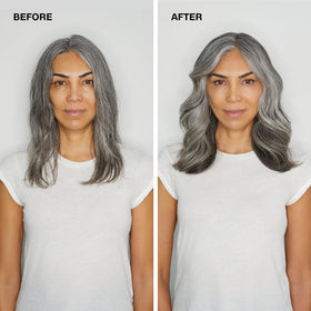 Paul Mitchell being applied during blow-dry for salon-style lift