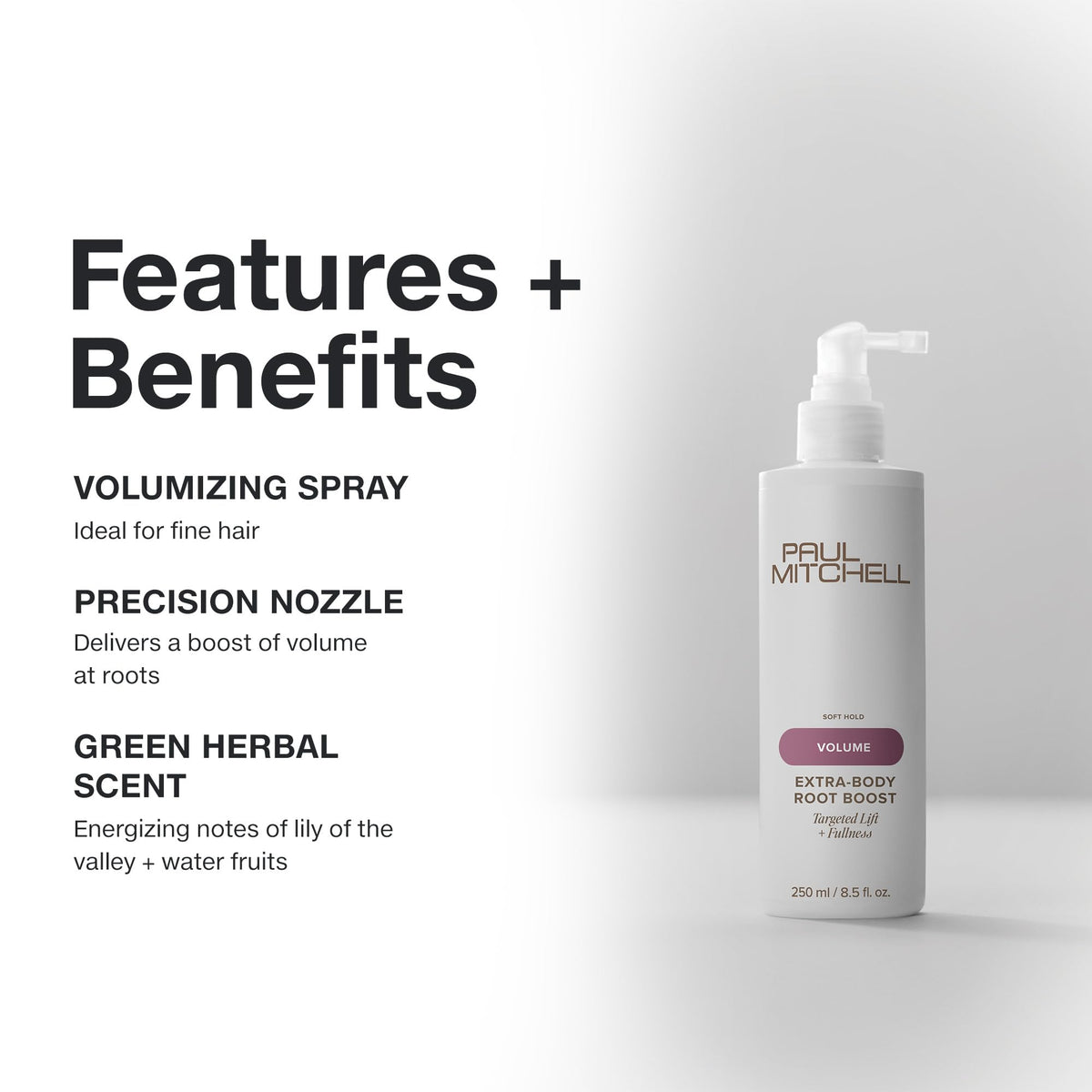 paul mitchell spray action applying product for instant volume