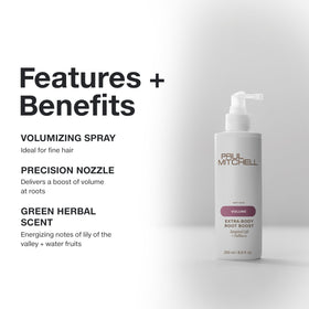 paul mitchell spray action applying product for instant volume