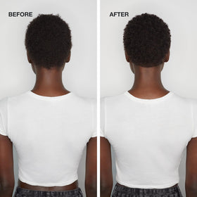 Paul Mitchell Round Trip used with a diffuser to enhance curl definition and bounce