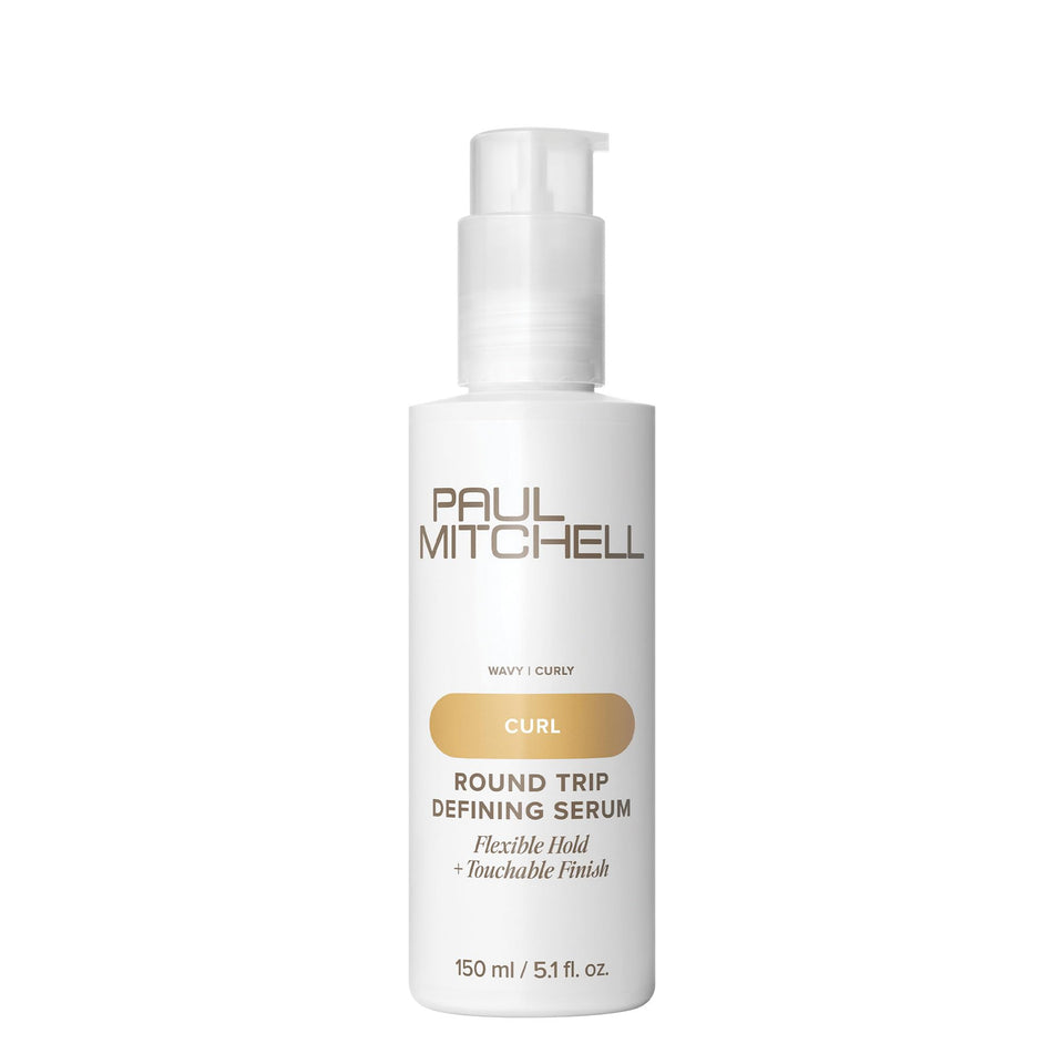 Paul Mitchell round trip front packaging showing product and benefit of lightweight definition