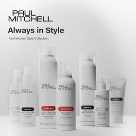 paul mitchell sculpting foam on curly hair showing defined, frizz-controlled curls