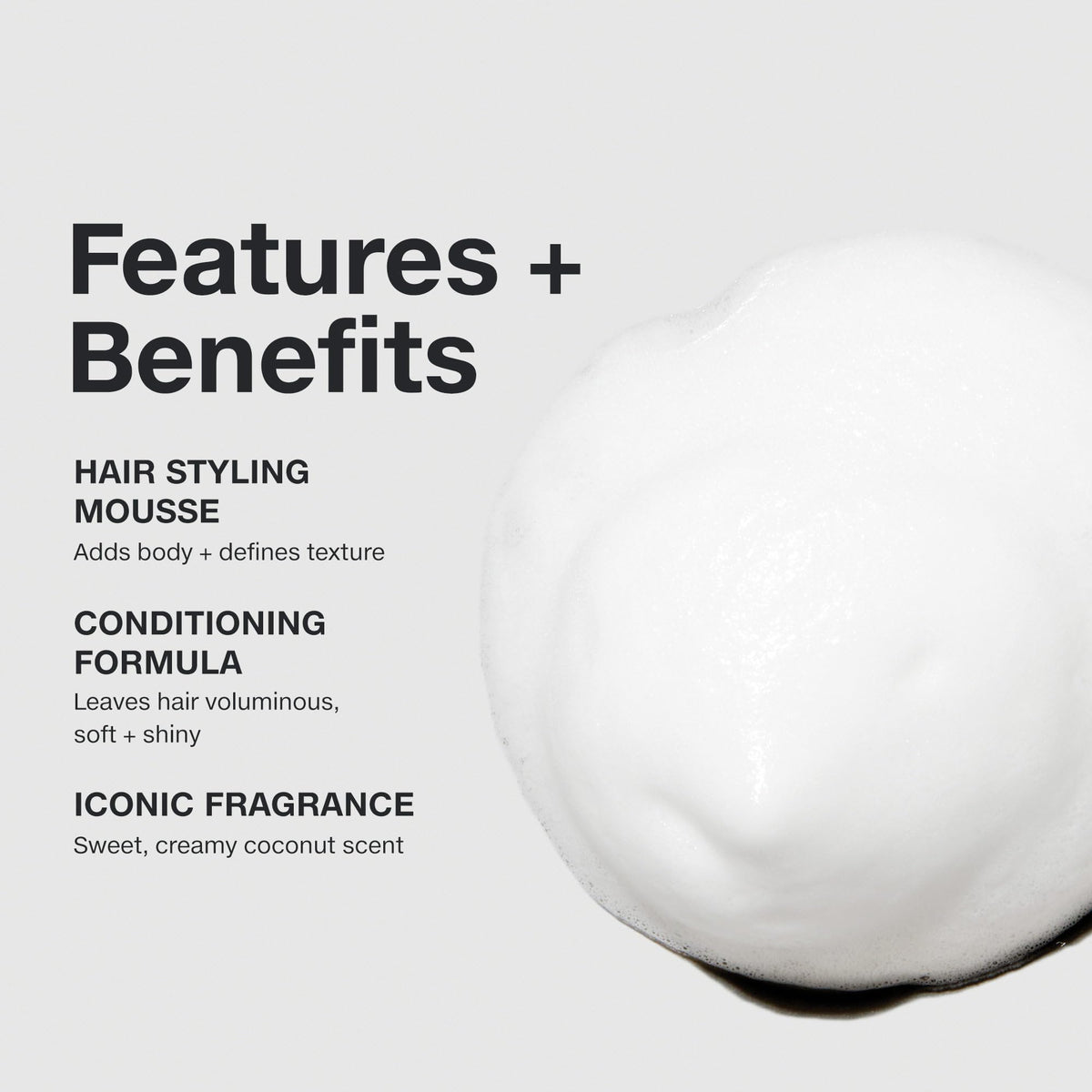 paul mitchell sculpting foam dispensed on palm showing lightweight mousse texture benefits