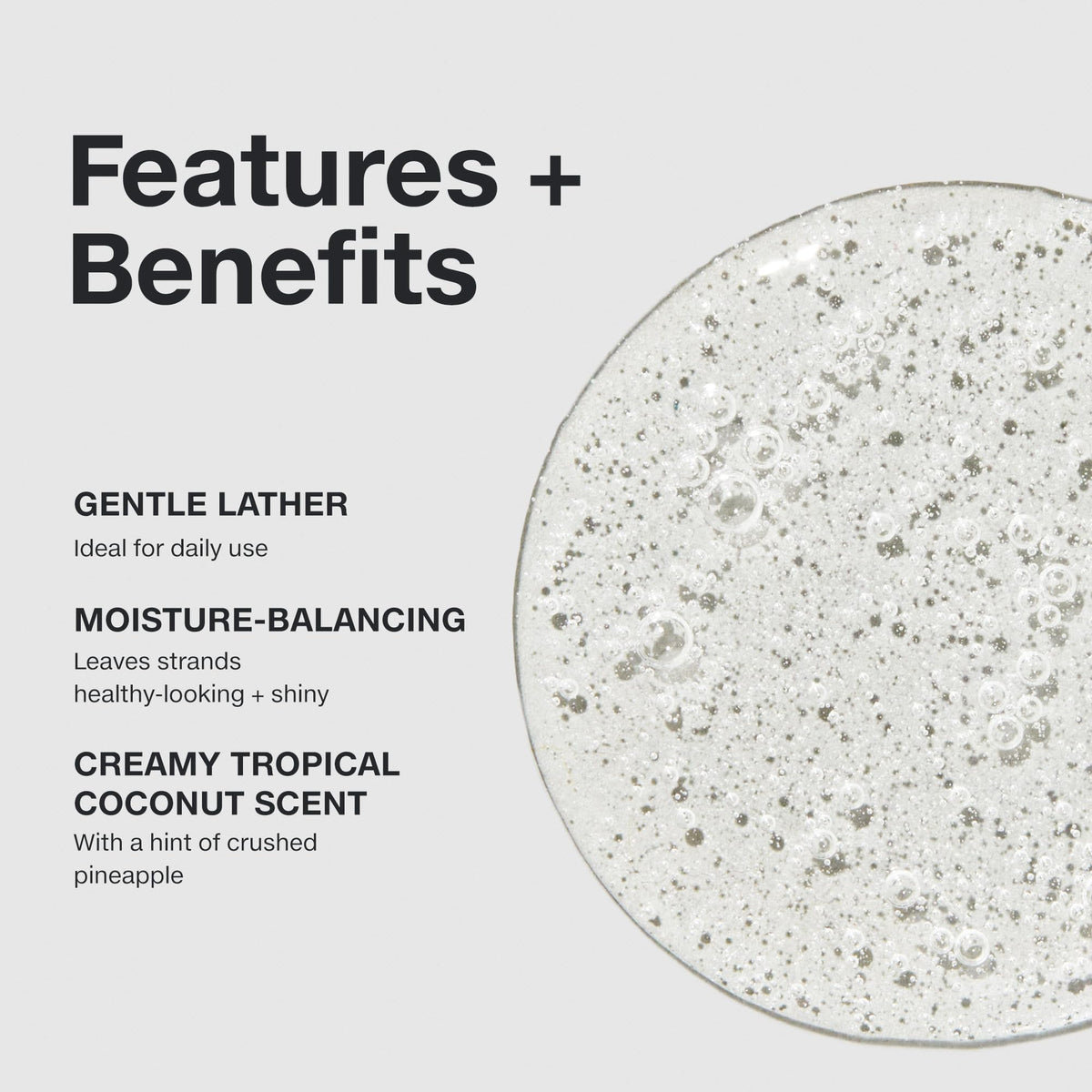 Paul Mitchell Shampoo One rich lather closeup showing foamy texture and cleanse