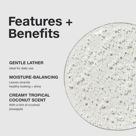 Paul Mitchell Shampoo One rich lather closeup showing foamy texture and cleanse