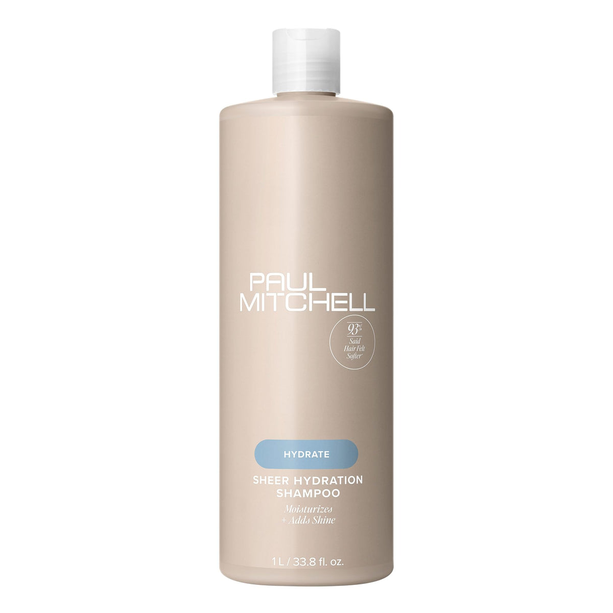 Paul Mitchell front bottle view showing brand and hydration benefits
