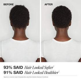 Paul Mitchell Sheer Hydration conditioner applied to wet hair in shower for improved manageability