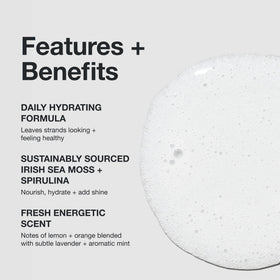 Paul Mitchell creamy shampoo lather close-up for moisturizing texture