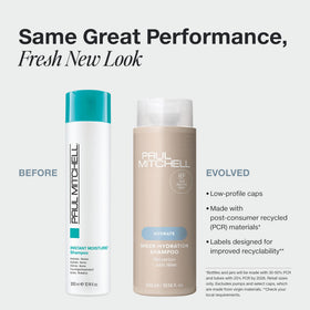 Paul Mitchell shampoo lather texture demonstrating gentle cleansing action