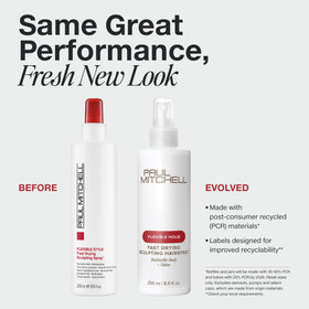 Paul Mitchell close-up nozzle promoting precise, even application