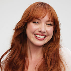 Paul Mitchell cream applied to damp hair for smoother blow-dry results