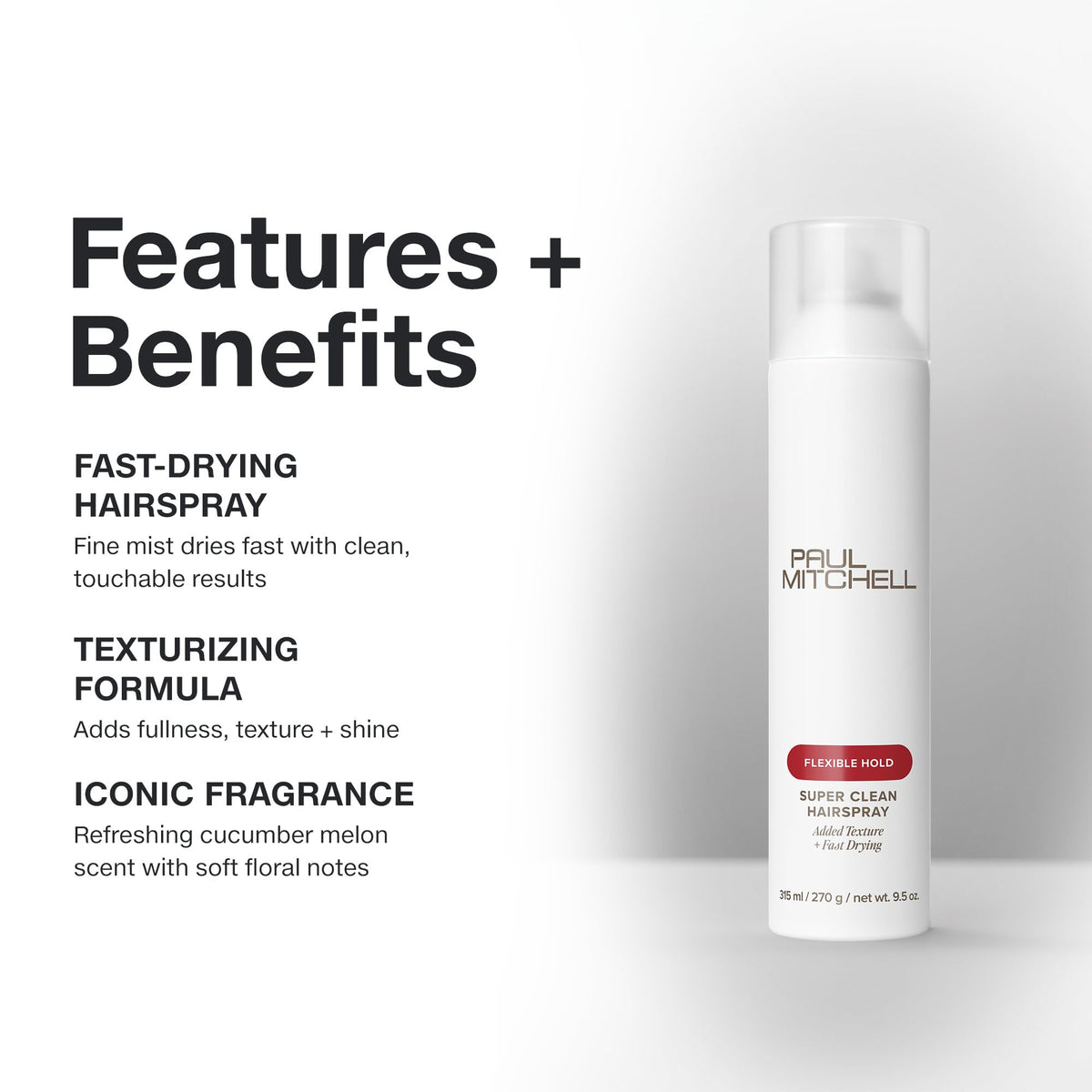Paul Mitchell in hand scale demonstrating portable 9.5 oz convenience