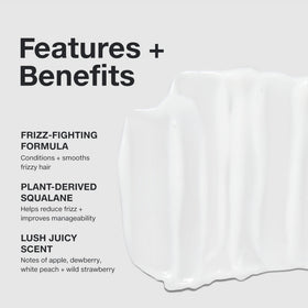 Paul Mitchell creamy conditioner texture close-up for easy detangling benefit