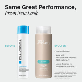 Paul Mitchell foam texture on hand demonstrating rich lather and cleansing