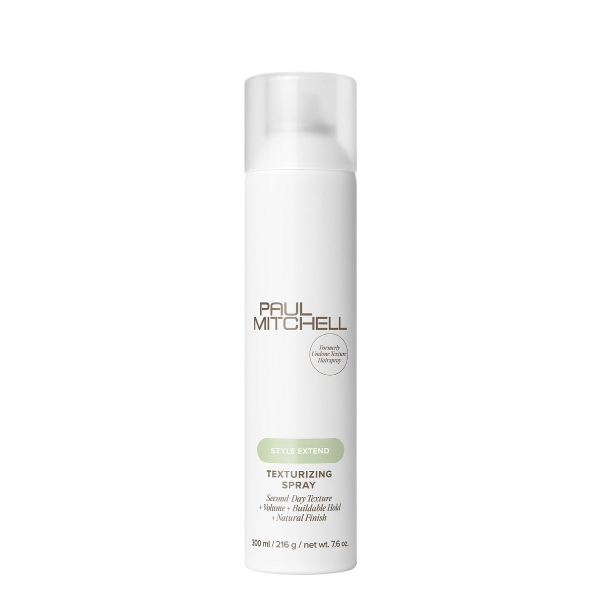 Paul Mitchell front packaging shows product and size for styling convenience