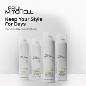 Paul Mitchell in bathroom lifestyle scene inspires daily styling and quick refresh