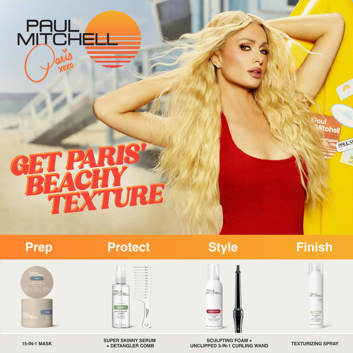 Paul Mitchell fine mist close-up delivers even coverage and weightless texture