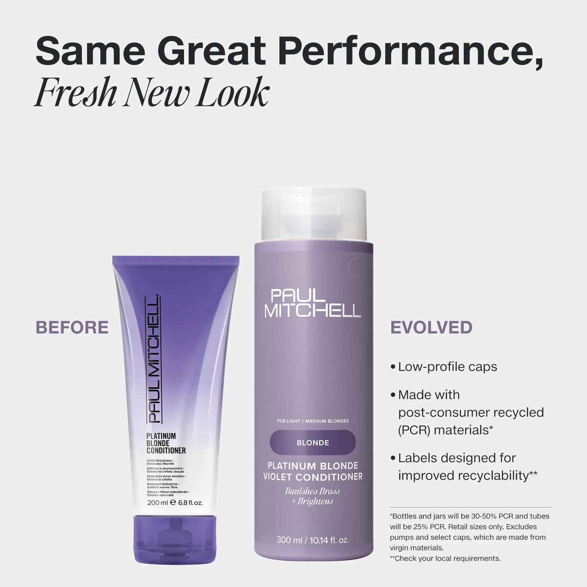 Paul Mitchell violet conditioner texture close-up for toning benefit