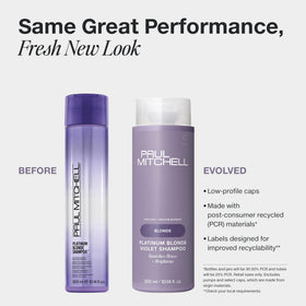 Paul Mitchell violet shampoo lather close-up demonstrating creamy foam and toning action