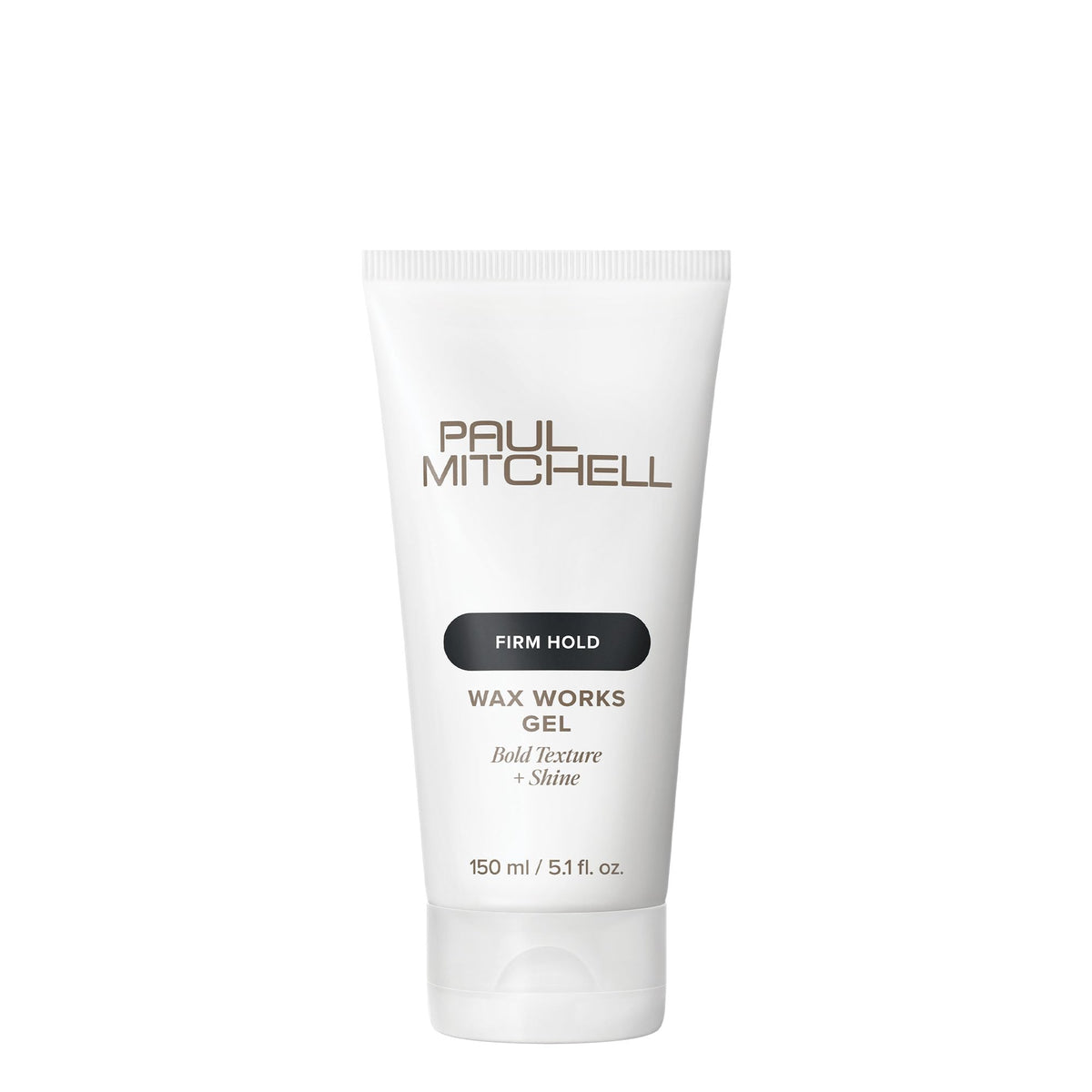 Paul Mitchell Wax Works front packaging showing product and bold shine benefits