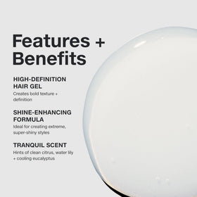 Paul Mitchell jar in hand showing ease of application and flexible hold benefit
