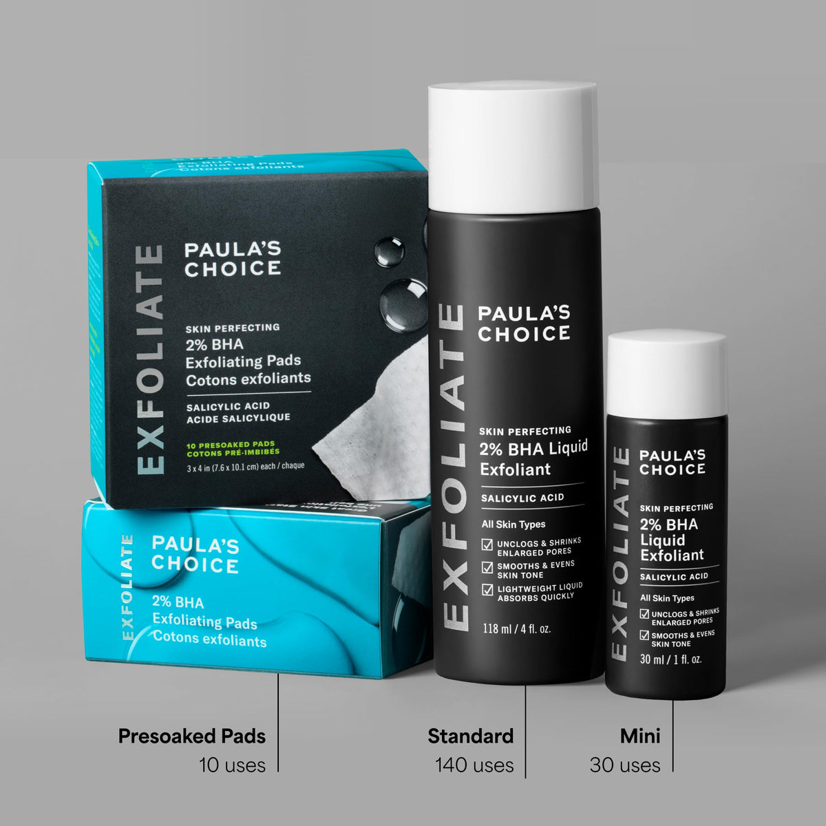 Paula's Choice on vanity lifestyle shot showing elegant daily care