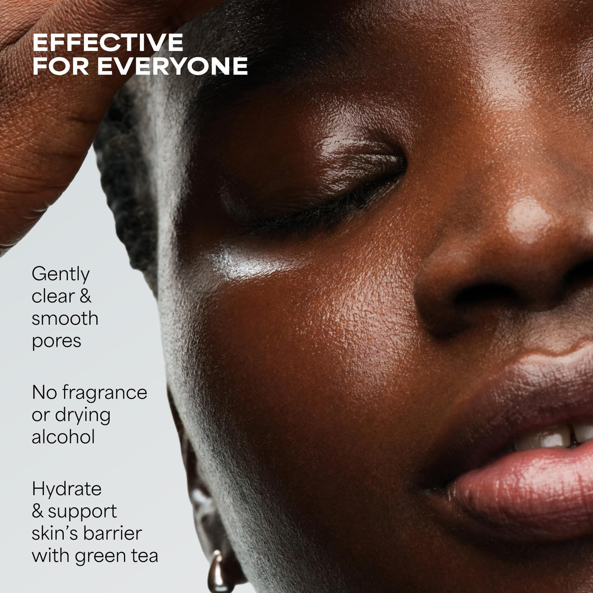 Paula's Choice applying with cotton pad for gentle exfoliation