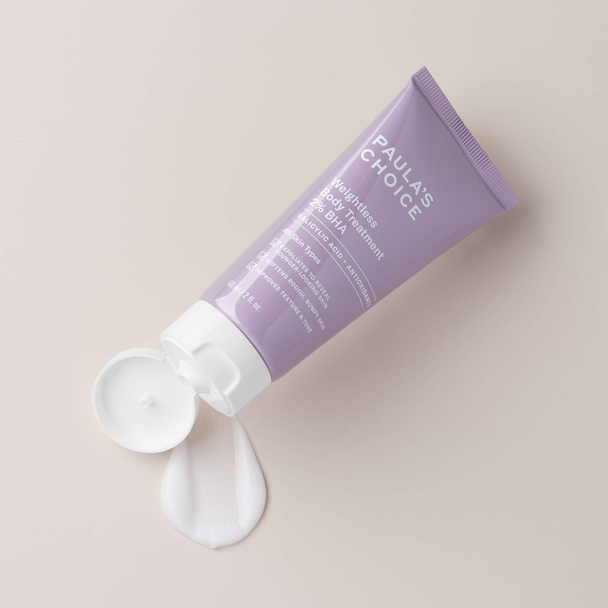 Paula's Choice lotion texture close-up highlighting lightweight absorption