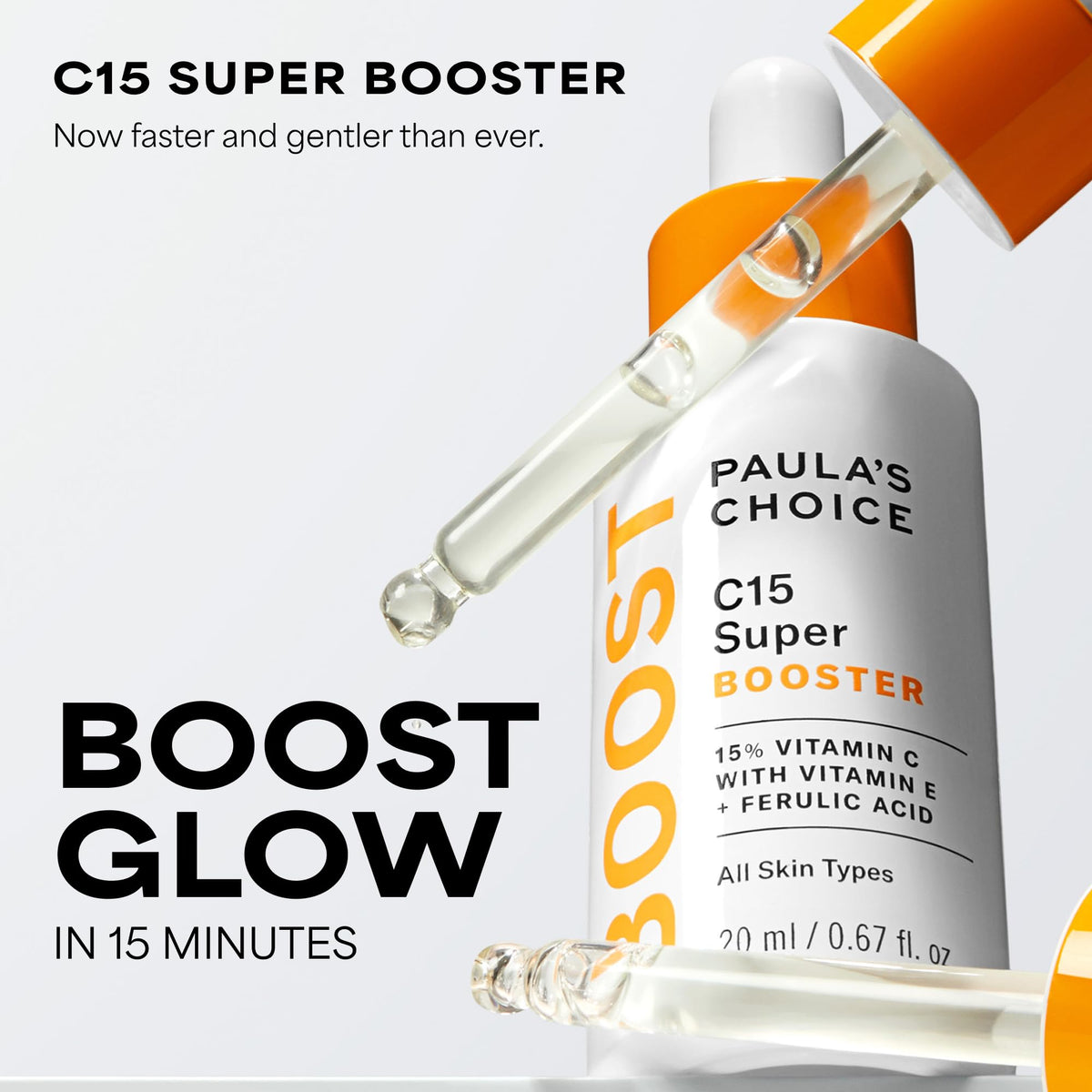 Paula's Choice bottle label detail highlighting active ingredients and strength